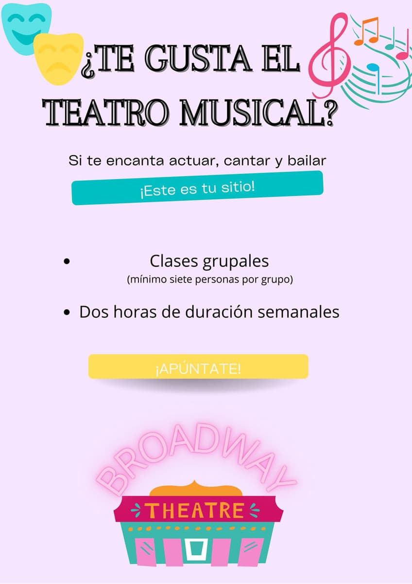 ¿Te apasiona el teatro musical?